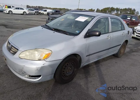 2008 Toyota Corolla Ce z USA, uszkodzony, nr VIN 2T1BR32E18C862606